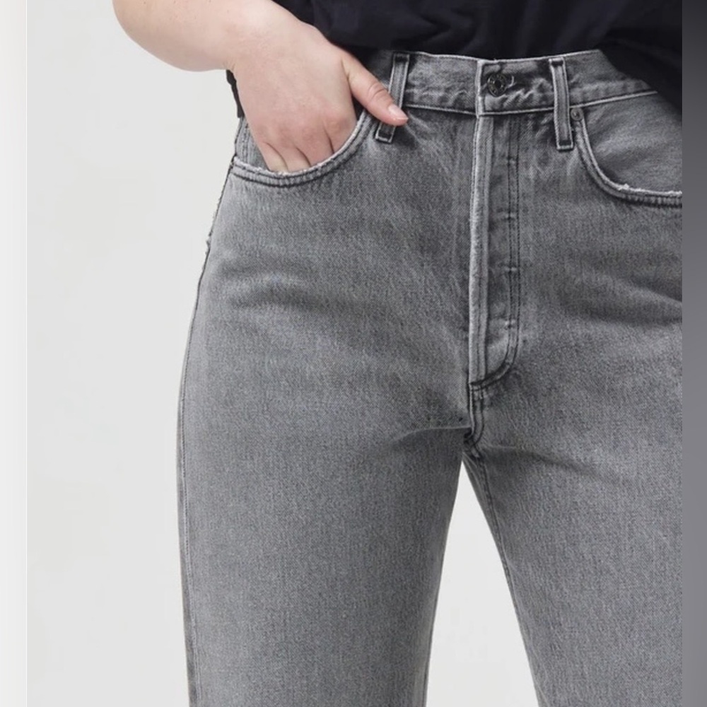 AGOLDE 90s Jeans in Black Vintage Wash Size 27 - Picture 2 of 7